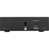 Netgear GS305 Non gestito L2 Gigabit Ethernet (10/100/1000) Nero, Interruttore Nero, Non gestito, L2, Gigabit Ethernet (10/100/1000), Montabile a parete