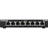 Netgear GS308-300PES switch di rete Non gestito L2 Gigabit Ethernet (10/100/1000) Nero Nero, Non gestito, L2, Gigabit Ethernet (10/100/1000), Montabile a parete