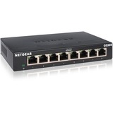 Netgear GS308-300PES switch di rete Non gestito L2 Gigabit Ethernet (10/100/1000) Nero Nero, Non gestito, L2, Gigabit Ethernet (10/100/1000), Montabile a parete