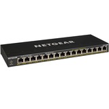 Netgear GS316PP Non gestito Gigabit Ethernet (10/100/1000) Supporto Power over Ethernet (PoE) Nero Non gestito, Gigabit Ethernet (10/100/1000), Full duplex, Supporto Power over Ethernet (PoE), Montaggio rack, Montabile a parete