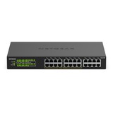 Netgear GS324P Non gestito Gigabit Ethernet (10/100/1000) Supporto Power over Ethernet (PoE) 1U Nero, Interruttore Non gestito, Gigabit Ethernet (10/100/1000), Full duplex, Supporto Power over Ethernet (PoE), Montaggio rack, 1U