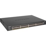 Netgear GS348PP Non gestito Gigabit Ethernet (10/100/1000) Supporto Power over Ethernet (PoE) Nero Non gestito, Gigabit Ethernet (10/100/1000), Full duplex, Supporto Power over Ethernet (PoE), Montaggio rack