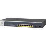Netgear GS510TPP Gestito L2/L3/L4 Gigabit Ethernet (10/100/1000) Supporto Power over Ethernet (PoE) Nero, Interruttore Gestito, L2/L3/L4, Gigabit Ethernet (10/100/1000), Full duplex, Supporto Power over Ethernet (PoE), Montaggio rack