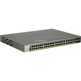 Netgear GS752TPP Gestito L2/L3/L4 Gigabit Ethernet (10/100/1000) Supporto Power over Ethernet (PoE) 1U Nero, Interruttore Gestito, L2/L3/L4, Gigabit Ethernet (10/100/1000), Supporto Power over Ethernet (PoE), Montaggio rack, 1U