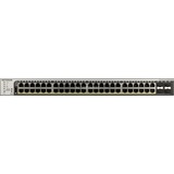 Netgear GS752TP Gestito L2/L3/L4 Gigabit Ethernet (10/100/1000) Supporto Power over Ethernet (PoE) 1U Nero Gestito, L2/L3/L4, Gigabit Ethernet (10/100/1000), Supporto Power over Ethernet (PoE), Montaggio rack, 1U