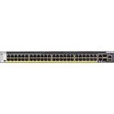 Netgear GSM4352PB Gestito L2/L3/L4 Gigabit Ethernet (10/100/1000) Supporto Power over Ethernet (PoE) 1U Nero, Interruttore Gestito, L2/L3/L4, Gigabit Ethernet (10/100/1000), Supporto Power over Ethernet (PoE), Montaggio rack, 1U