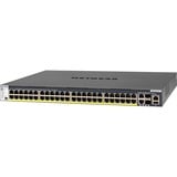 Netgear GSM4352PB Gestito L2/L3/L4 Gigabit Ethernet (10/100/1000) Supporto Power over Ethernet (PoE) 1U Nero, Interruttore Gestito, L2/L3/L4, Gigabit Ethernet (10/100/1000), Supporto Power over Ethernet (PoE), Montaggio rack, 1U