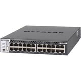 Netgear M4300-24X Gestito L3 10G Ethernet (100/1000/10000) 1U Nero Gestito, L3, 10G Ethernet (100/1000/10000), Montaggio rack, 1U