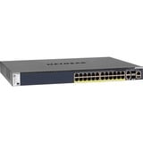Netgear M4300-28G-PoE+(1000W)/US/EMEA Gestito Gigabit Ethernet (10/100/1000) Supporto Power over Ethernet (PoE) 1U Nero, Interruttore Gestito, Gigabit Ethernet (10/100/1000), Supporto Power over Ethernet (PoE), 1U