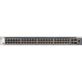 Netgear M4300-52G Gestito L3 Gigabit Ethernet (10/100/1000) 1U Grigio Gestito, L3, Gigabit Ethernet (10/100/1000), Montaggio rack, 1U