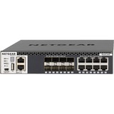 Netgear M4300-8X8F Gestito L3 10G Ethernet (100/1000/10000) 1U Nero Gestito, L3, 10G Ethernet (100/1000/10000), Montaggio rack, 1U