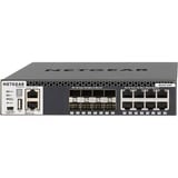 Netgear M4300-8X8F Gestito L3 10G Ethernet (100/1000/10000) 1U Nero Gestito, L3, 10G Ethernet (100/1000/10000), Montaggio rack, 1U