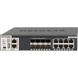 Netgear M4300-8X8F Gestito L3 10G Ethernet (100/1000/10000) 1U Nero, Interruttore Gestito, L3, 10G Ethernet (100/1000/10000), Montaggio rack, 1U