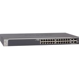 Netgear S3300-28X Switch di rete, Interruttore Netgear S3300-28X, L2/L3, 10G Ethernet (100/1000/10000), Full duplex, Montaggio rack