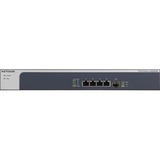 Netgear XS505M Non gestito 10G Ethernet (100/1000/10000) Grigio, Argento Non gestito, 10G Ethernet (100/1000/10000), Full duplex, Montaggio rack