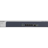 Netgear XS505M Non gestito 10G Ethernet (100/1000/10000) Grigio, Argento, Interruttore Non gestito, 10G Ethernet (100/1000/10000), Full duplex, Montaggio rack