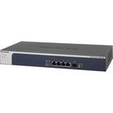 Netgear XS505M Non gestito 10G Ethernet (100/1000/10000) Grigio, Argento, Interruttore Non gestito, 10G Ethernet (100/1000/10000), Full duplex, Montaggio rack