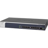 Netgear XS508M Non gestito 10G Ethernet (100/1000/10000) Grigio, Argento Non gestito, 10G Ethernet (100/1000/10000), Montaggio rack