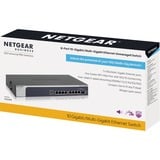 Netgear XS508M Non gestito 10G Ethernet (100/1000/10000) Grigio, Argento Non gestito, 10G Ethernet (100/1000/10000), Montaggio rack