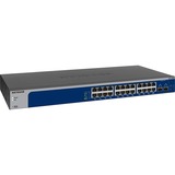 Netgear XS724EM Gestito L2 10G Ethernet (100/1000/10000) 1U Blu, Grigio Gestito, L2, 10G Ethernet (100/1000/10000), Montaggio rack, 1U