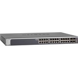 Netgear XS728T Gestito L2+/L3 10G Ethernet (100/1000/10000) Nero Gestito, L2+/L3, 10G Ethernet (100/1000/10000), Full duplex, Montaggio rack