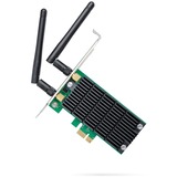 TP-Link Archer T4E Interno WLAN 867 Mbit/s Interno, Wireless, PCI Express, WLAN, 867 Mbit/s, Nero, Verde