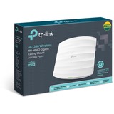 TP-Link EAP225 router wireless Gigabit Ethernet Dual-band (2.4 GHz/5 GHz) 4G Bianco bianco, Wi-Fi 5 (802.11ac), Dual-band (2.4 GHz/5 GHz), Collegamento ethernet LAN, 4G, Bianco, Router portatile