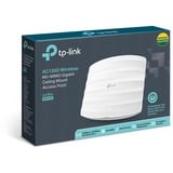 TP-Link EAP225 router wireless Gigabit Ethernet Dual-band (2.4 GHz/5 GHz) 4G Bianco, Punto di accesso bianco, Wi-Fi 5 (802.11ac), Dual-band (2.4 GHz/5 GHz), Collegamento ethernet LAN, 4G, Bianco, Router portatile