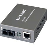 TP-Link Gigabit Ethernet Media Converter(SC,single-mode) grigio, single-mode), 1000 Mbit/s, IEEE 802.1ab, IEEE 802.3x, IEEE 802.3z, Gigabit Ethernet, 1000 Mbit/s, SC, Cablato, Vendita al dettaglio