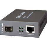 TP-Link Omada MC220L convertitore multimediale di rete 1000 Mbit/s Modalità multipla, Modalità singola Nero grigio, 1000 Mbit/s, IEEE 802.3ab, IEEE 802.3x, IEEE 802.3z, Gigabit Ethernet, 10,100,1000 Mbit/s, Full, Half, Cat5, Cat5e, Cat6