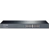 TP-Link Switch 16-porte Gigabit Rack Unmanaged marrone, Non gestito, Gigabit Ethernet (10/100/1000), Full duplex, Montaggio rack, 1U, Vendita al dettaglio