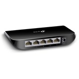 TP-Link Switch 5-porte Gigabit Desktop Unmanaged (5 porte RJ45 10/100/1000M) Nero, Non gestito, Gigabit Ethernet (10/100/1000), Full duplex