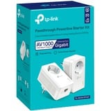 TP-Link TL-PA7017P KIT adattatore di rete PowerLine 1000 Mbit/s Collegamento ethernet LAN Bianco 2 pz bianco, 1000 Mbit/s, IEEE 1901, IEEE 802.3, IEEE 802.3ab, IEEE 802.3u, Tipo E, Gigabit Ethernet, 10,100,1000 Mbit/s, HomePlug AV2