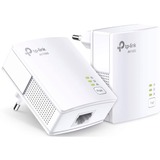 TP-Link TL-PA7017 KIT 1000 Mbit/s Collegamento ethernet LAN Bianco 2 pz, PowerLAN bianco, 1000 Mbit/s, IEEE 802.3, IEEE 802.3ab, IEEE 802.3u, Tipo F, OFDM, 128-bit AES, 300 m