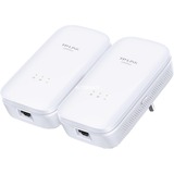 TP-Link TL-PA8010 KIT adattatore di rete PowerLine 1000 Mbit/s Collegamento ethernet LAN Bianco 2 pz, PowerLAN bianco, 1000 Mbit/s, IEEE 802.3,IEEE 802.3ab,IEEE 802.3u, Gigabit Ethernet, 10,100,1000 Mbit/s, 10BASE-T,100BASE-TX,1000BASE-T, HomePlug AV2