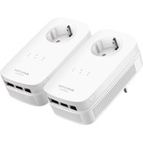 TP-Link TL-PA8030P KIT adattatore di rete PowerLine 1200 Mbit/s Collegamento ethernet LAN Bianco 2 pz, PowerLAN bianco, 1200 Mbit/s, IEEE 802.3, IEEE 802.3ab, IEEE 802.3u, Gigabit Ethernet, 10,100,1000 Mbit/s, 10BASE-T, 100BASE-TX, 1000BASE-T, HomePlug AV2