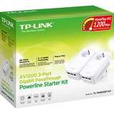 TP-Link TL-PA8030P KIT adattatore di rete PowerLine 1200 Mbit/s Collegamento ethernet LAN Bianco 2 pz, PowerLAN bianco, 1200 Mbit/s, IEEE 802.3, IEEE 802.3ab, IEEE 802.3u, Gigabit Ethernet, 10,100,1000 Mbit/s, 10BASE-T, 100BASE-TX, 1000BASE-T, HomePlug AV2