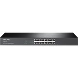 TP-Link TL-SF1016 Non gestito Fast Ethernet (10/100) 1U Nero Nero, Non gestito, Fast Ethernet (10/100), Montaggio rack, 1U