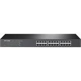 TP-Link TL-SF1024 Non gestito Fast Ethernet (10/100) 1U Nero Nero, Non gestito, Fast Ethernet (10/100), Full duplex, Montaggio rack, 1U