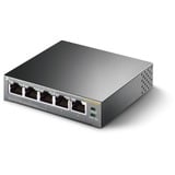 TP-Link TL-SG1005P Non gestito Gigabit Ethernet (10/100/1000) Supporto Power over Ethernet (PoE) Nero Nero, Non gestito, Gigabit Ethernet (10/100/1000), Supporto Power over Ethernet (PoE)