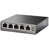 TP-Link TL-SG1005P Non gestito Gigabit Ethernet (10/100/1000) Supporto Power over Ethernet (PoE) Nero, Interruttore Nero, Non gestito, Gigabit Ethernet (10/100/1000), Supporto Power over Ethernet (PoE)