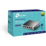 TP-Link TL-SG1005P Non gestito Gigabit Ethernet (10/100/1000) Supporto Power over Ethernet (PoE) Nero, Interruttore Nero, Non gestito, Gigabit Ethernet (10/100/1000), Supporto Power over Ethernet (PoE)