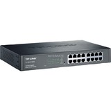TP-Link TL-SG1016DE Gestito L2 Gigabit Ethernet (10/100/1000) 1U Nero Nero, Gestito, L2, Gigabit Ethernet (10/100/1000), Montaggio rack, 1U