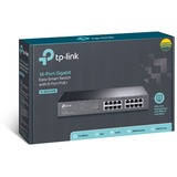 TP-Link TL-SG1016PE Gestito L2 Gigabit Ethernet (10/100/1000) Supporto Power over Ethernet (PoE) 1U Nero Nero, Gestito, L2, Gigabit Ethernet (10/100/1000), Supporto Power over Ethernet (PoE), Montaggio rack, 1U