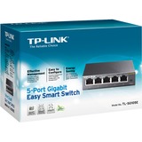 TP-Link TL-SG105E Gestito L2 Gigabit Ethernet (10/100/1000) Nero Gestito, L2, Gigabit Ethernet (10/100/1000)