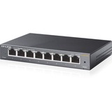 TP-Link TL-SG108E Gestito L2 Gigabit Ethernet (10/100/1000) Nero Nero, Gestito, L2, Gigabit Ethernet (10/100/1000)