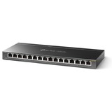TP-Link TL-SG116E Non gestito L2 Gigabit Ethernet (10/100/1000) Nero Nero, Non gestito, L2, Gigabit Ethernet (10/100/1000), Full duplex