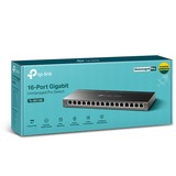 TP-Link TL-SG116E Non gestito L2 Gigabit Ethernet (10/100/1000) Nero Nero, Non gestito, L2, Gigabit Ethernet (10/100/1000), Full duplex