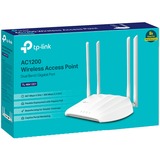 TP-Link TL-WA1201 867 Mbit/s Bianco Supporto Power over Ethernet (PoE) 867 Mbit/s, 300 Mbit/s, 867 Mbit/s, 10,100,1000 Mbit/s, IEEE 802.11a, IEEE 802.11ac, IEEE 802.11b, IEEE 802.11g, IEEE 802.11n, 10/100/1000Base-T(X)