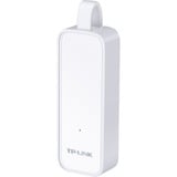 TP-Link UE300 Adattatore di rete da USB 3.0 a Gigabit Ethernet, Scheda di rete bianco, Cablato, USB, Ethernet, 1000 Mbit/s, Bianco